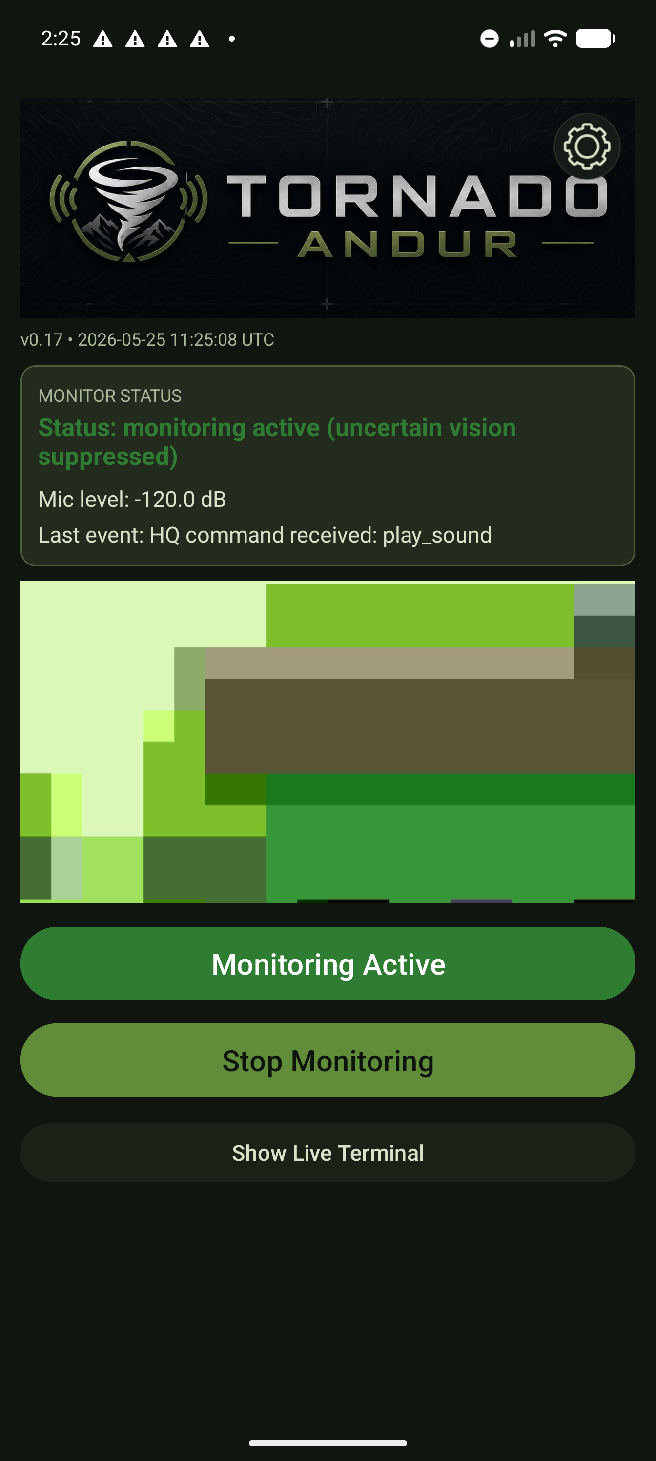Andur monitoring phone status